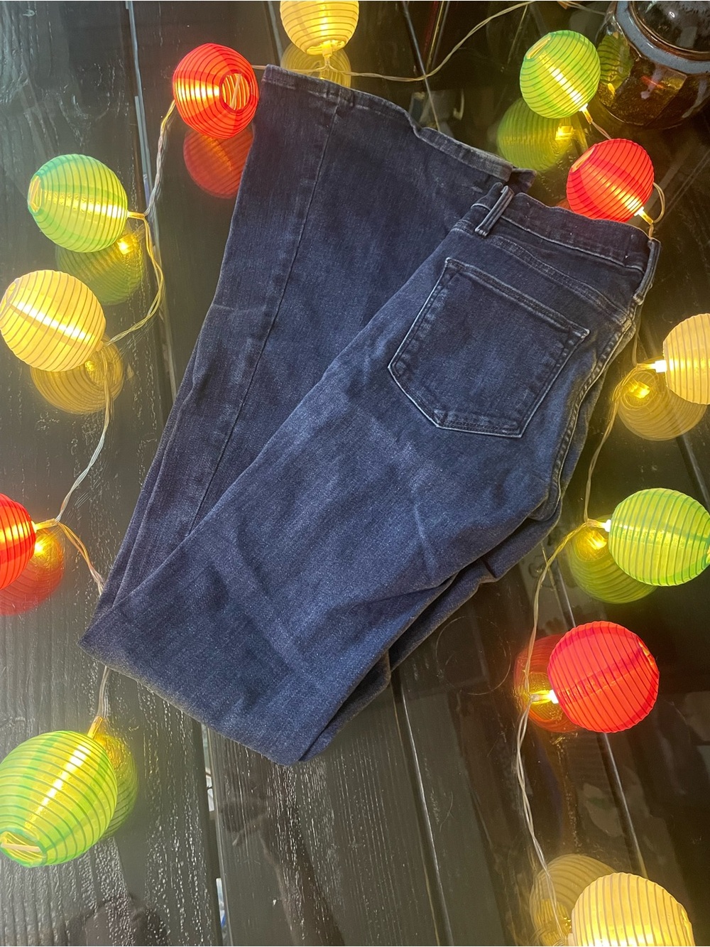 Frame Denim Indigo Bootcut Jeans